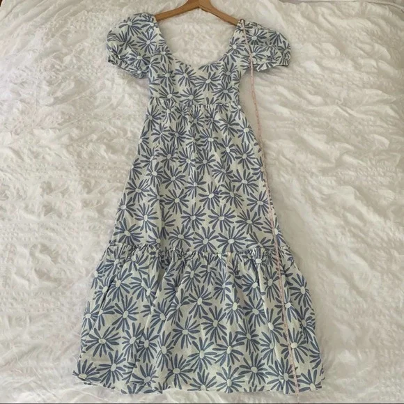 New Ralph Lauren Linen Long Floral Dress - Picture 13 of 16